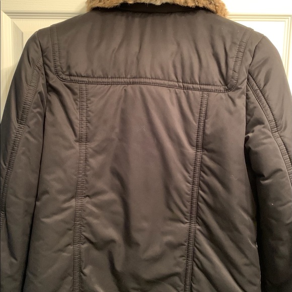 ‘Espirit’ Winter Jacket - Black with Faux Fur Trim - Picture 6 of 9